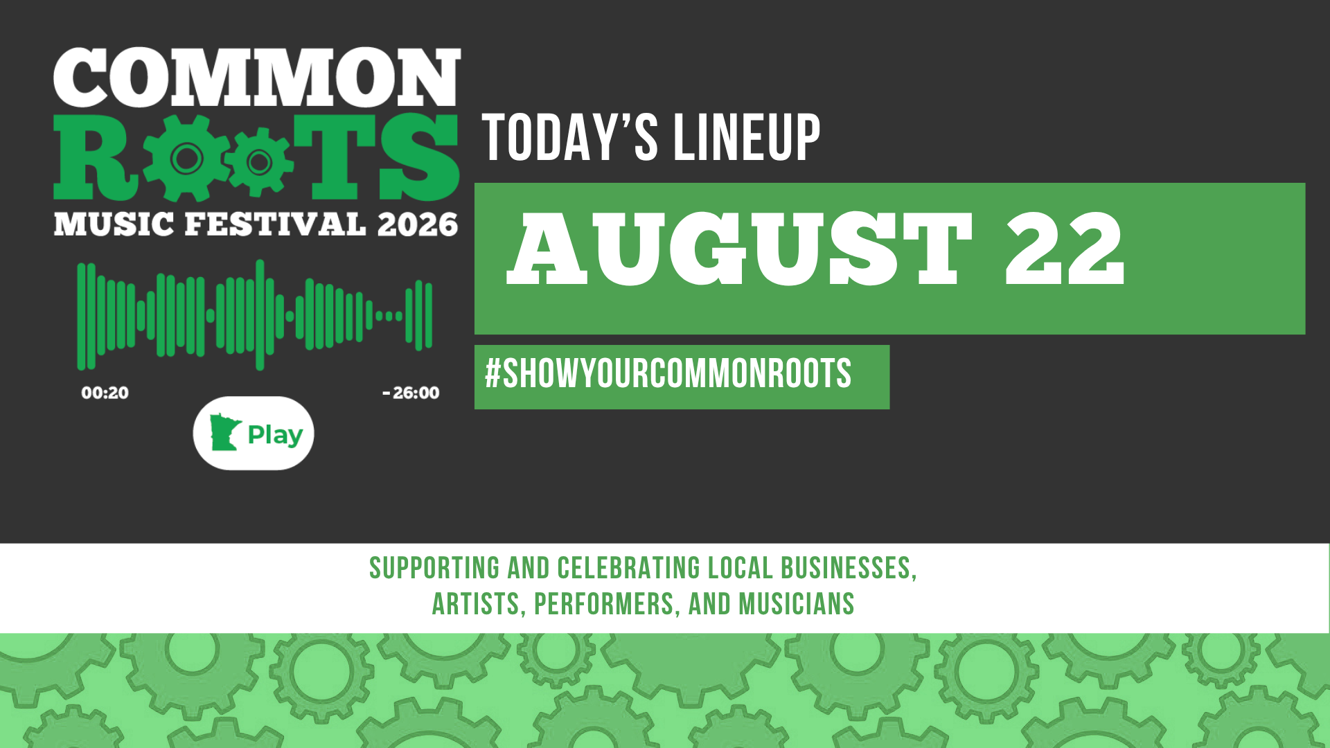 Common Roots Fest wordmark